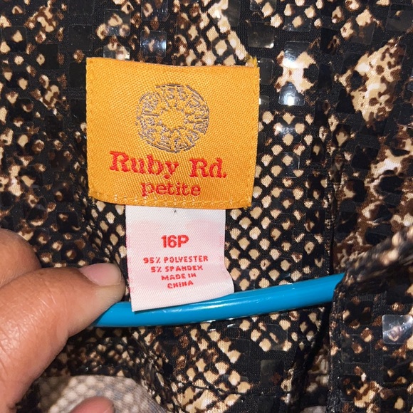 Ruby Rd Snake Print Jacket(16p) - Picture 2 of 4
